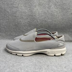 Skechers Shoes Womens Size 10 Go Walk 3 Gray Slip On Athletic Walking 13980
